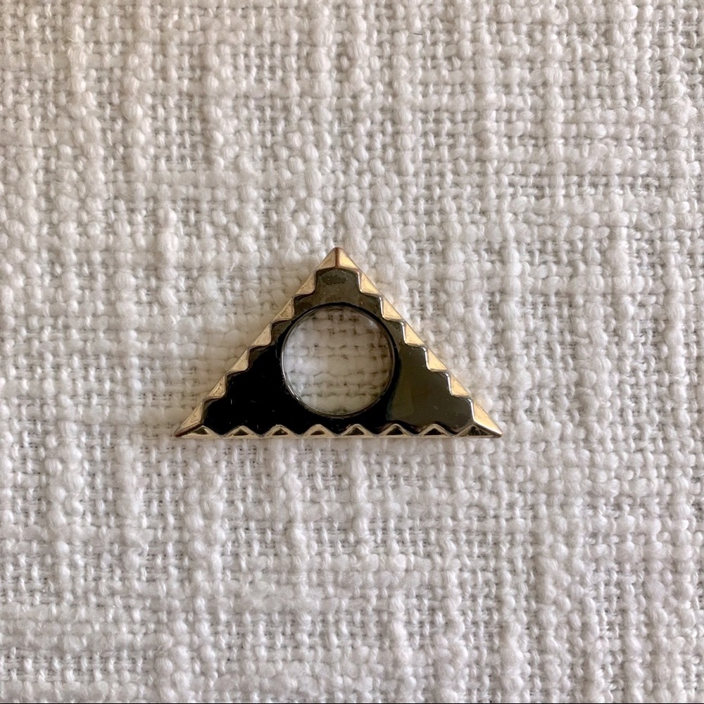 HOUSE OF HARLOW 1960 - Triangle ring 💍✨